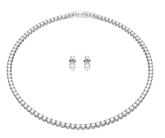 Swar*vski - Matrix Tennis set - Round Cut - Necklace - 5681796